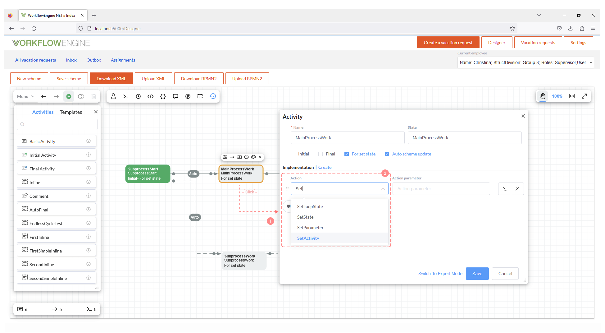 Plugin Action