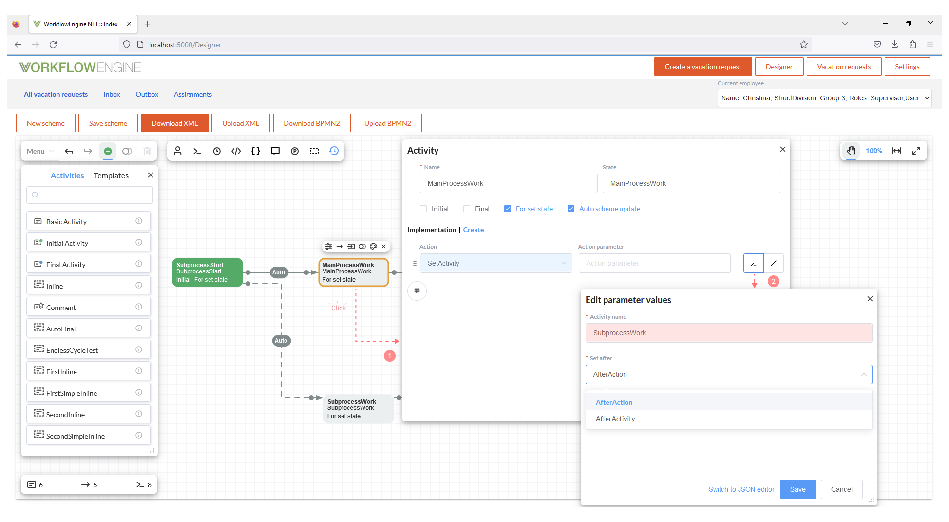 Plugin Action