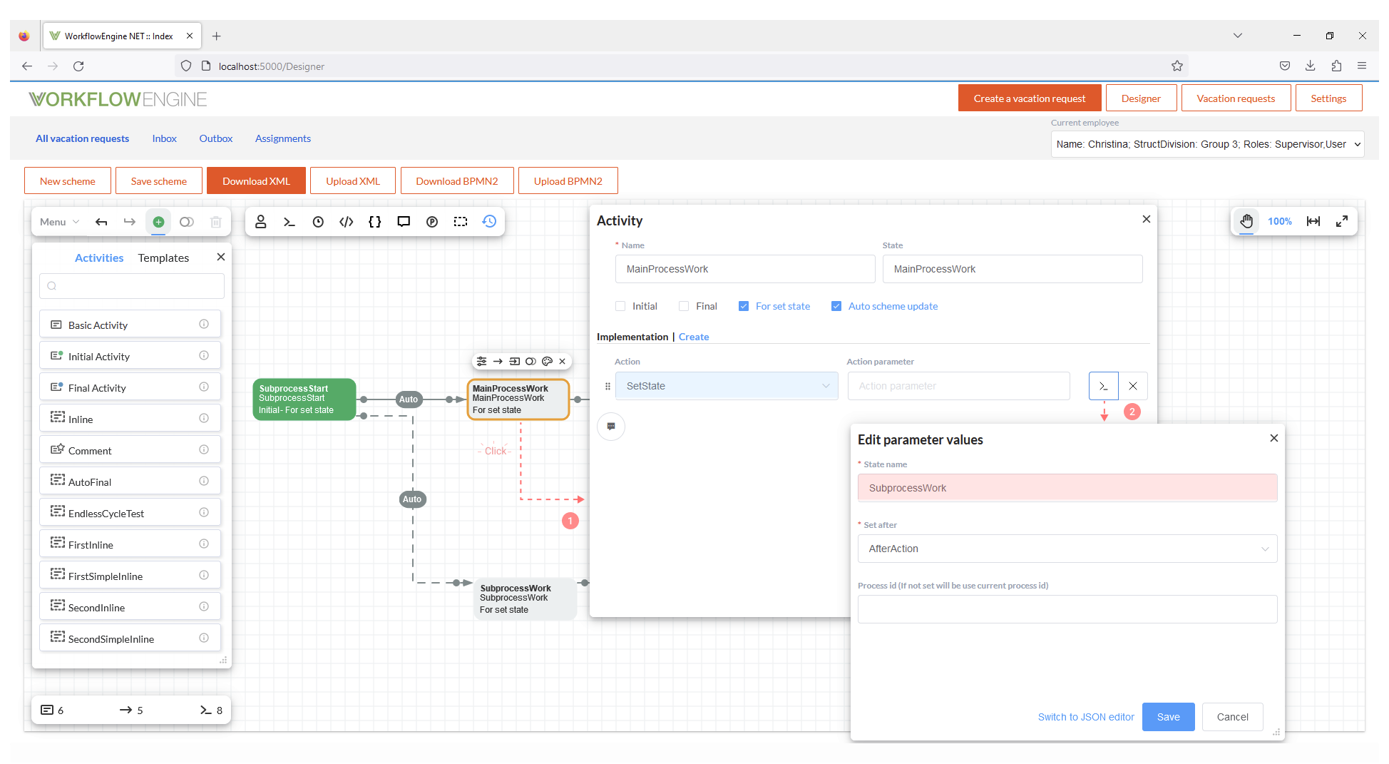 Plugin Action