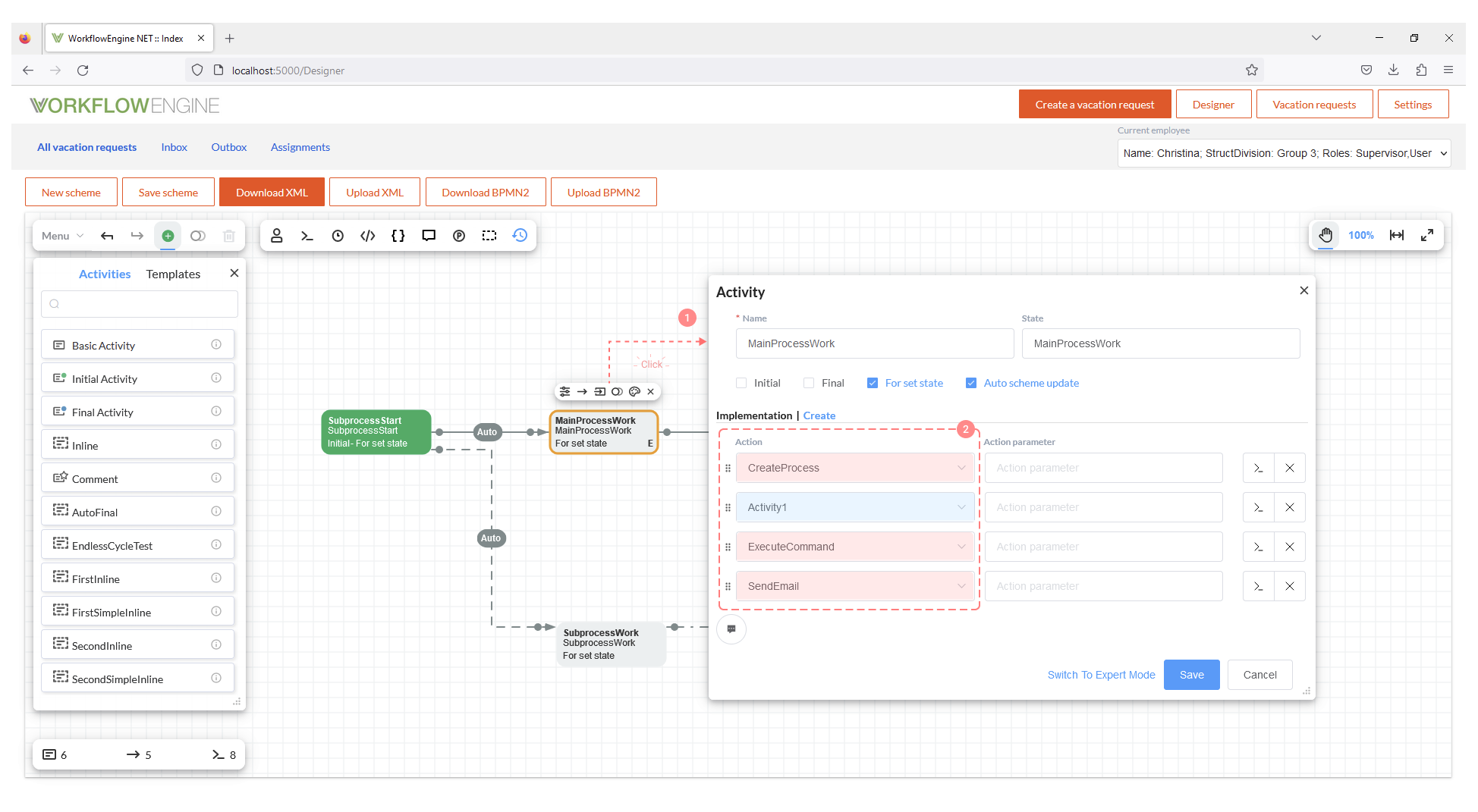 Adding CodeAction