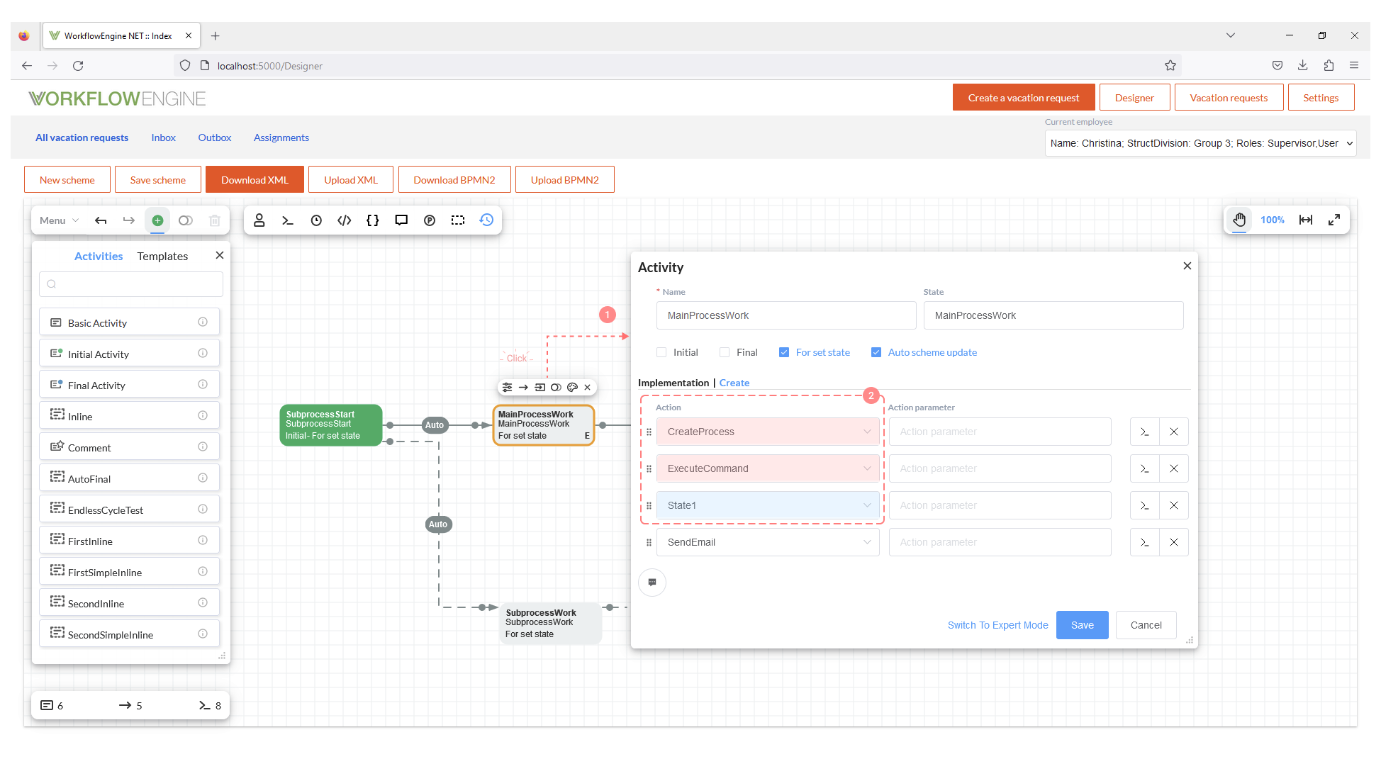 Adding CodeAction