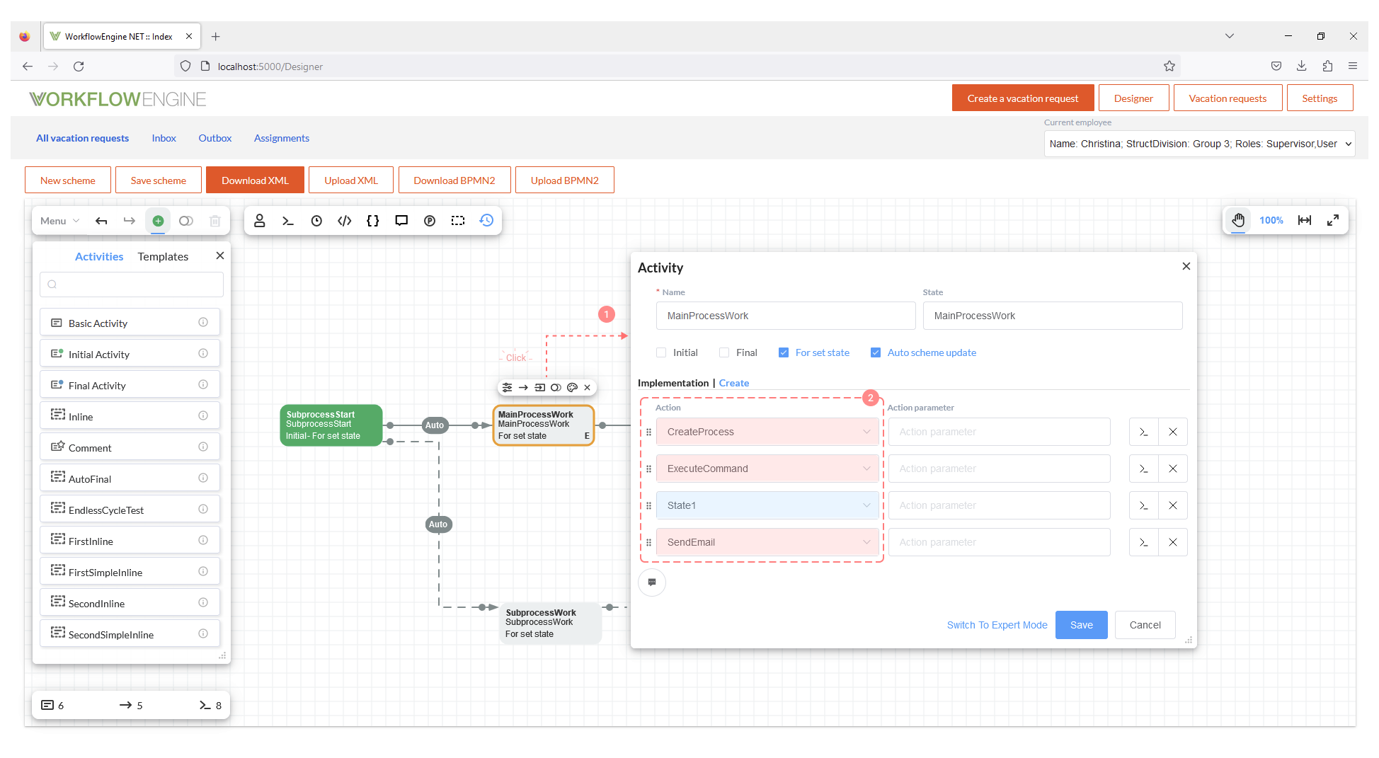 Adding CodeAction