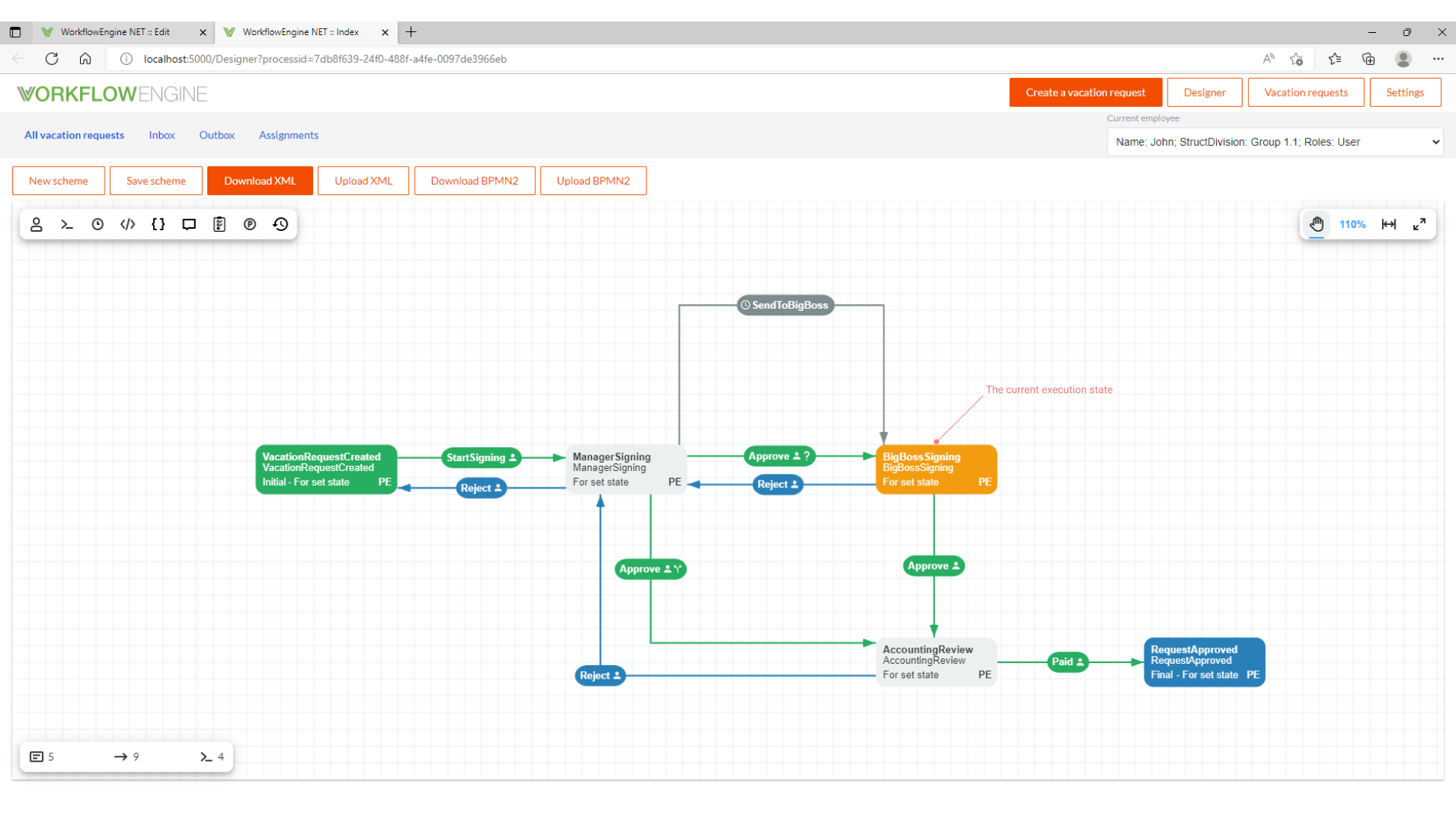Process status in Workflow Engine Process status in Workflow Engine